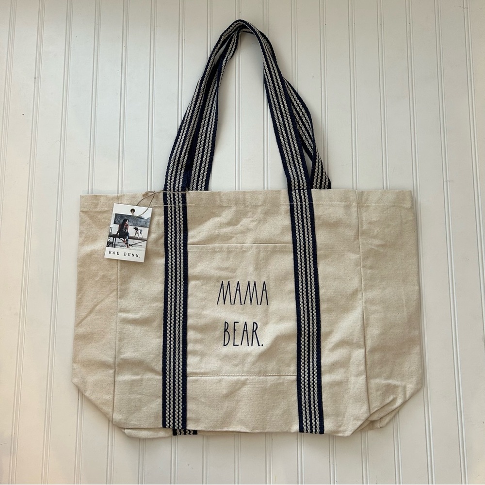 Rae Dunn MAMA BEAR Tote Bag